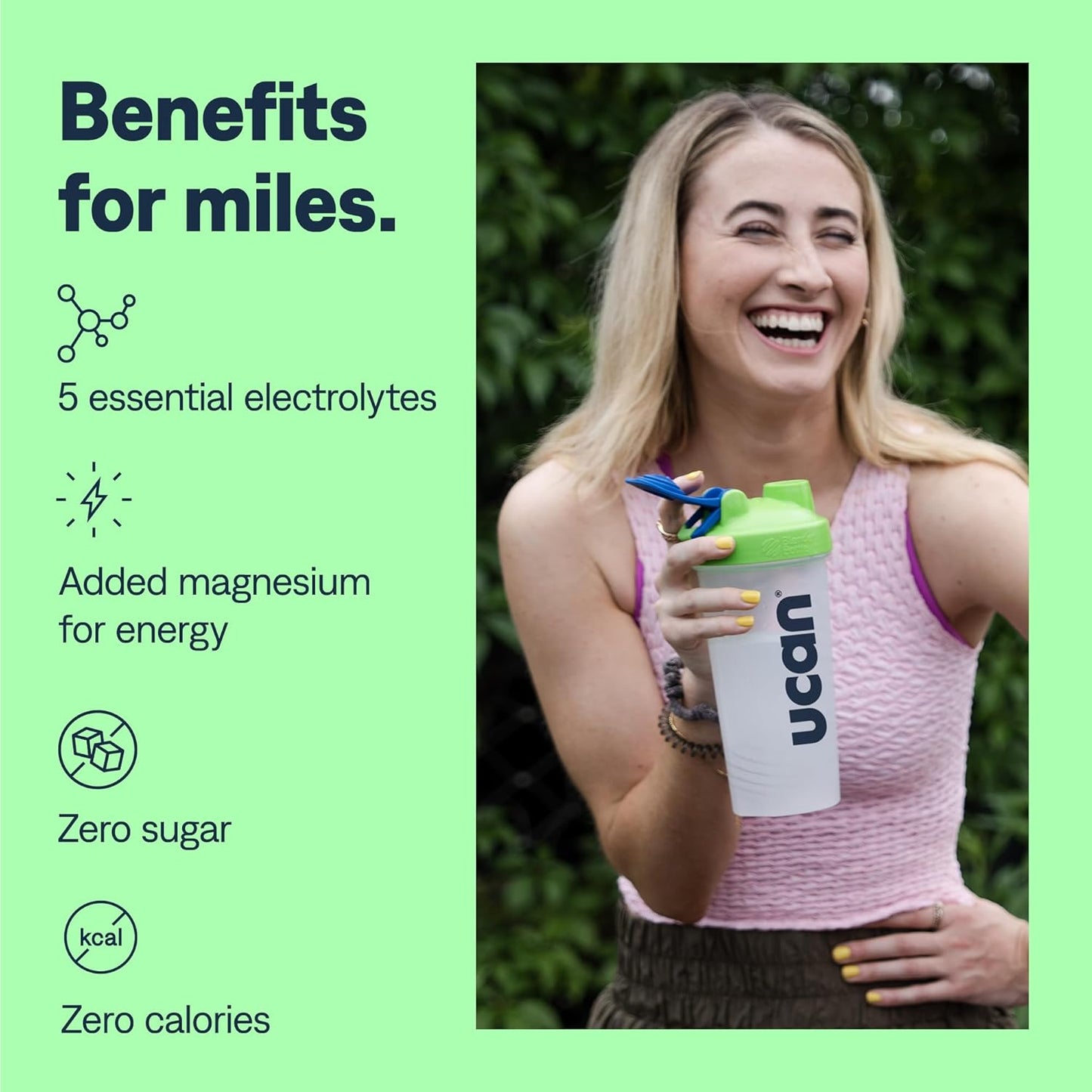 Berry UCAN Hydrate Electrolyte Drink Mix - 12 Stickpacks, Sugar-Free, Keto, Vegan, Non-GMO, Gluten-Free - Potassium & Magnesium for Runners & Athletes