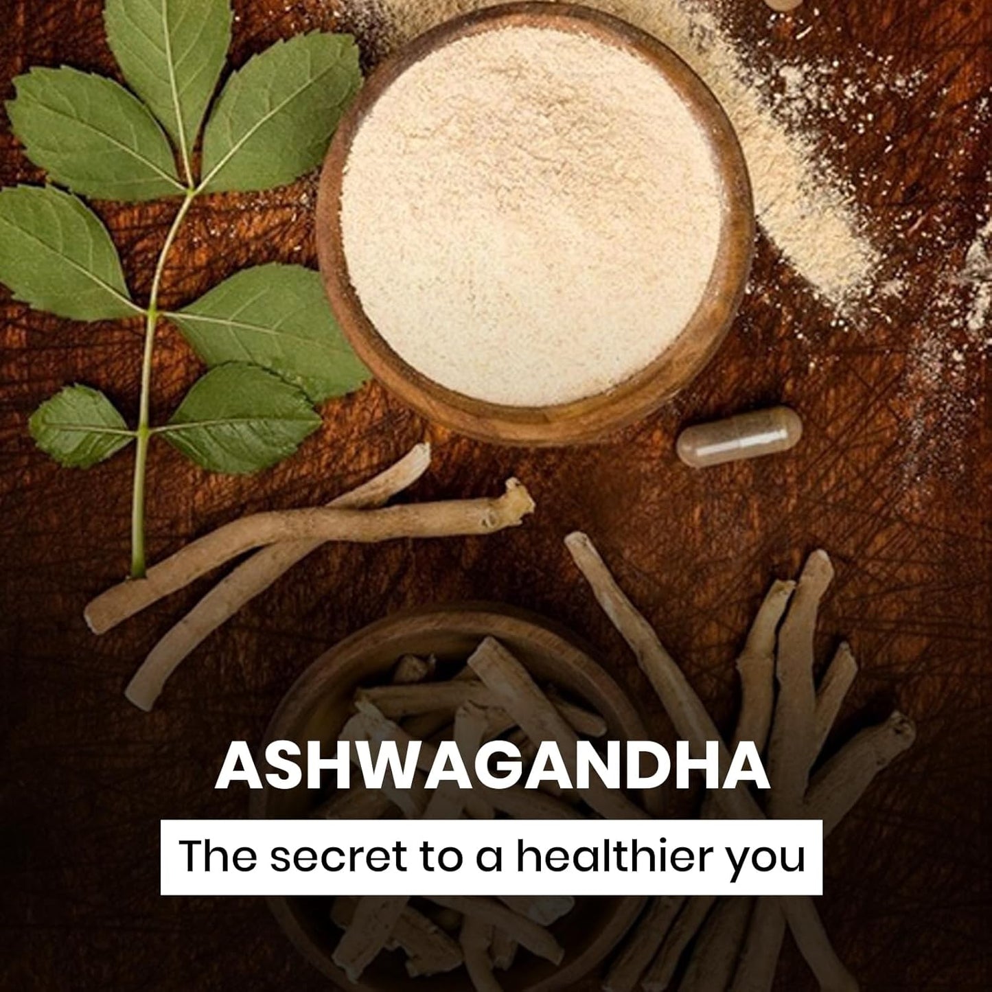 Best Naturals Grassit Ashwagandha Supplement 500mg/120 Capsules for Overall Health and Wellness