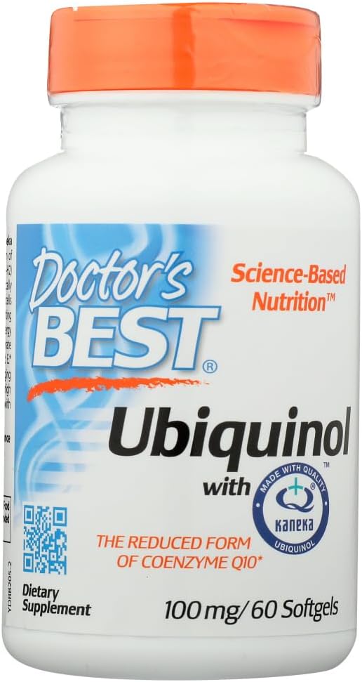 Best Ubiquinol with Kaneka's QH 100mg Softgels - Doctor's Best (180 Count)