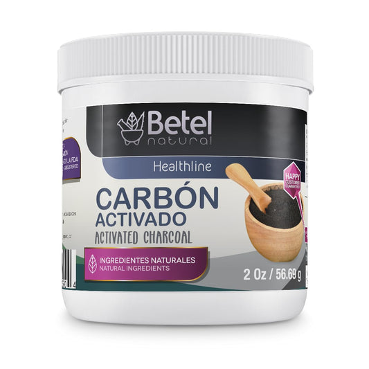 Betel Natural Premium Ultra Fine Activated Charcoal Powder - 100% Pure, 2 Oz
