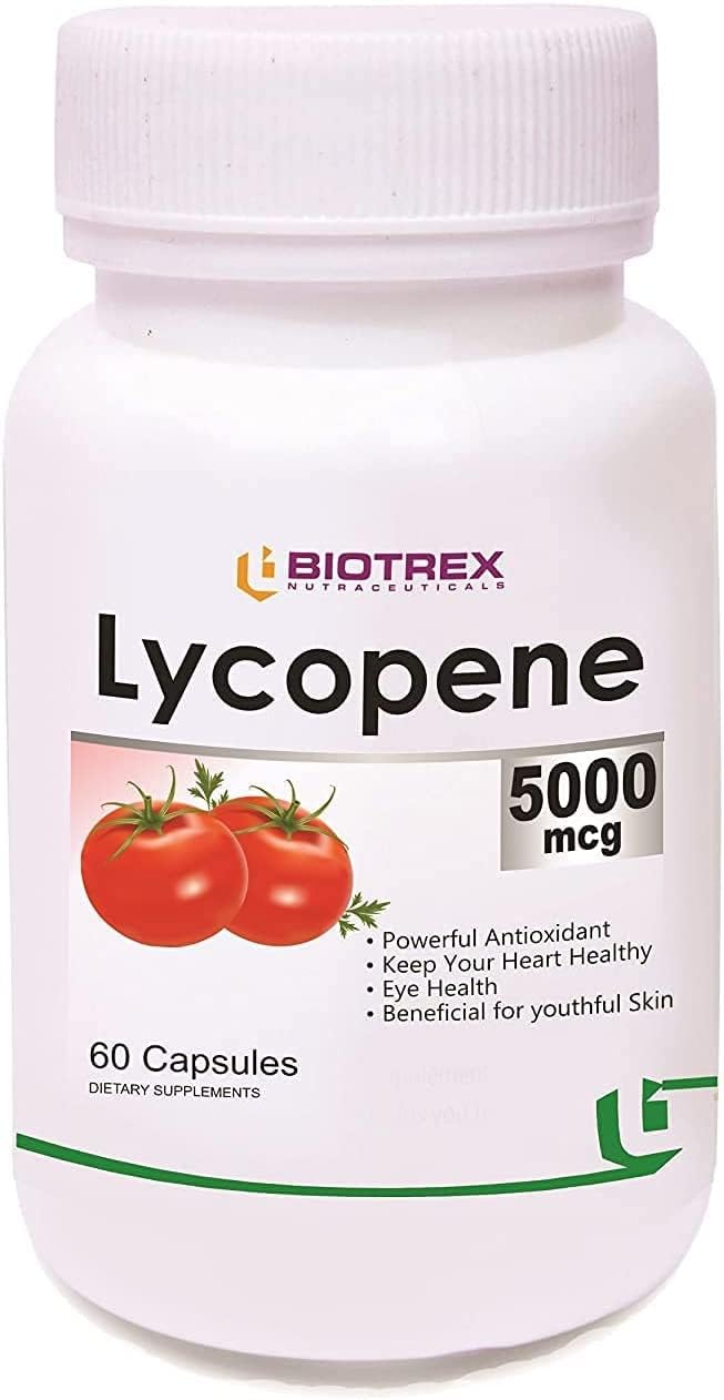 BETT Biotrex Lycopene with Multivitamins - 5000 Mcg Capsules for Overall Wellness