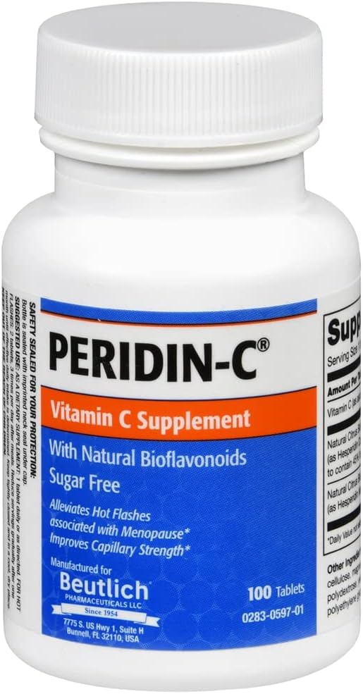 Beutlich Pharmaceuticals Peridin-C Vitamin C Supplement Tablets - 100 Count