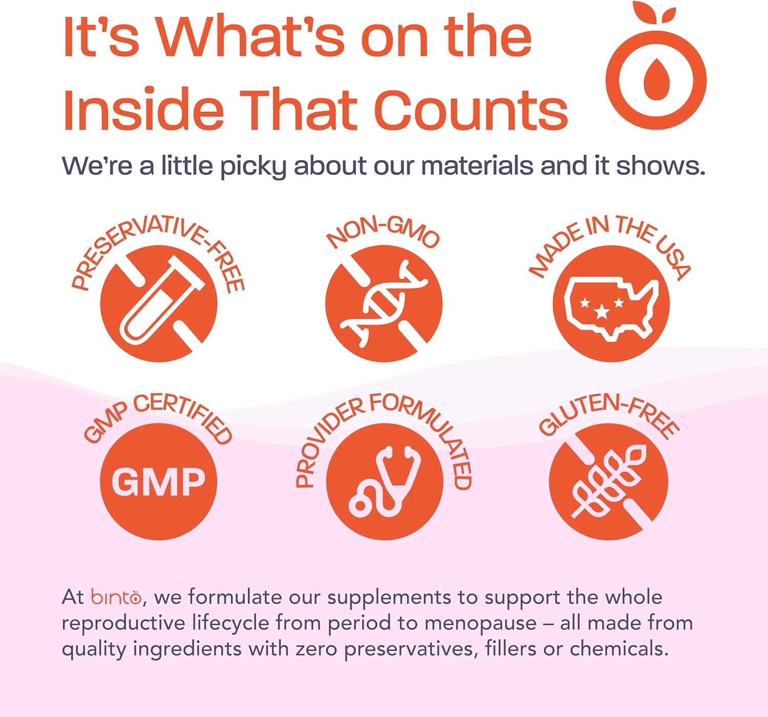 Binto Prenatal Supplements 1 Month Supply - Multivitamin, Probiotics, Iron, DHA, Folate - Non-GMO & Vegetarian