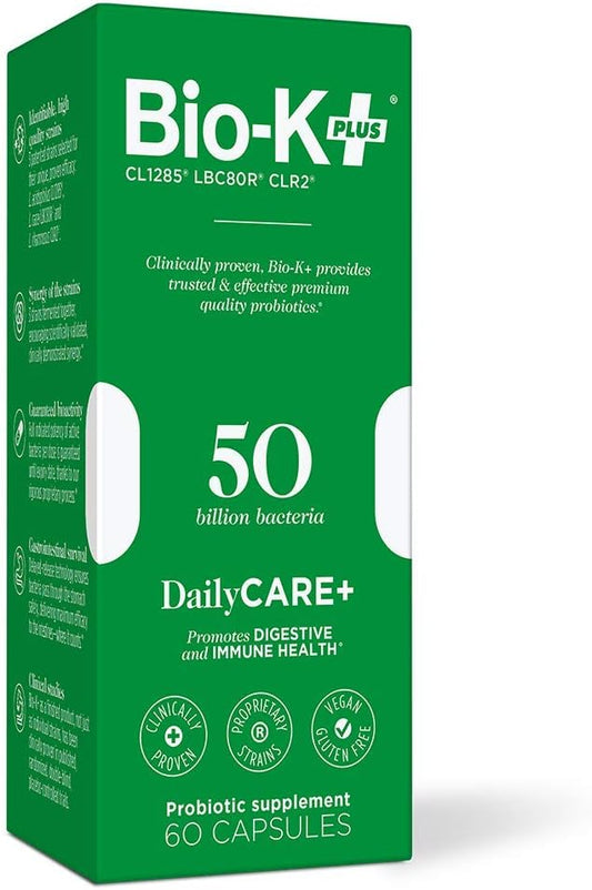 Bio-K Plus PROBIOTIC Daily Supplement with 50 Billion CFUs - 30 Capsules