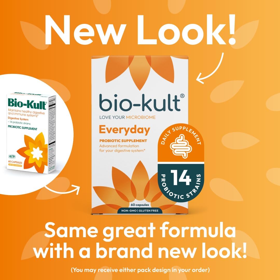 Bio-Kult Probiotics Supplement for Digestive Health - 60 and 120 Count Options