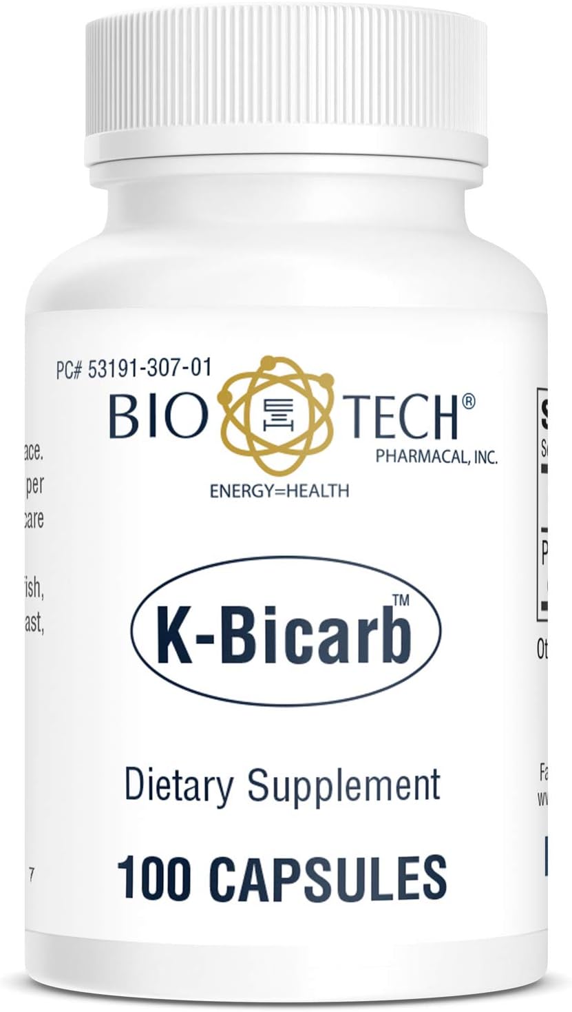 Bio-Tech Pharmacal K-Bicarb Potassium Dietary Supplement - 100 Count