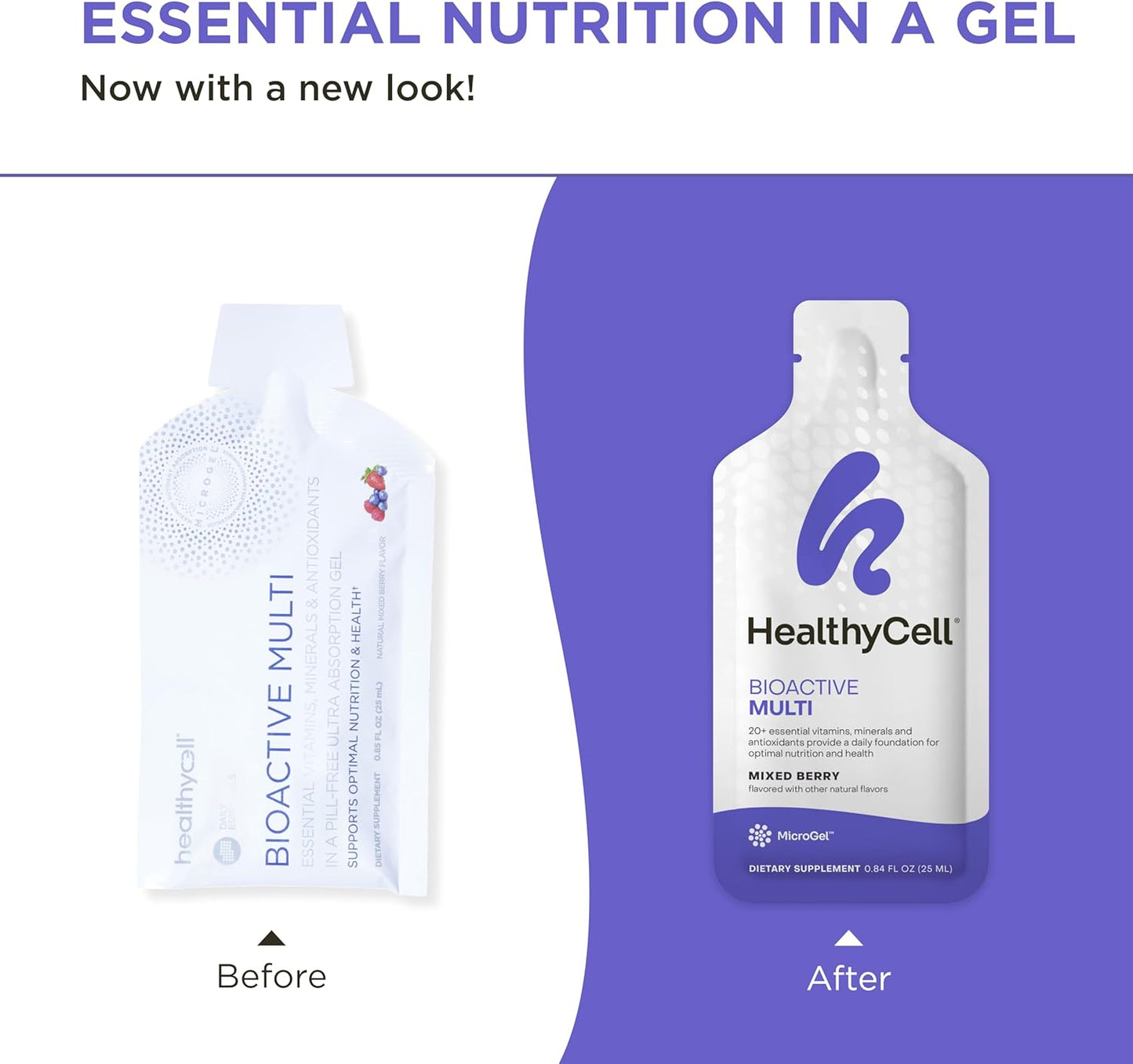 Bioactive Multi + Immune Super Boost Supplement Bundle for Men and Women - Maximum Absorption Liquid Supplements - 60 Gel Packs