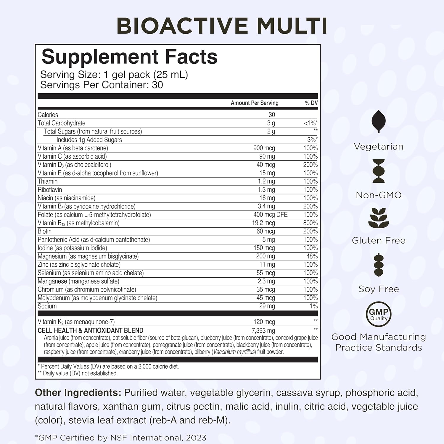 Bioactive Multi + Telomere Length Bundle - Daily Vitamins & Anti Aging Supplement for Men & Women - Maximum Absorption - 60 Gel Packs
