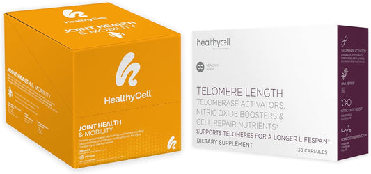 Bioavailable Joint Health & Telomere Length Bundle - Microgel Joint Supplement + Telomere Length Capsules for Optimal Health
