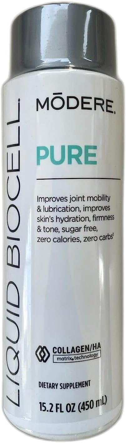 BioCell Pure Liquid Collagen Peptides for Joint Health, Skin Toning, and Elasticity - 15.2 fl oz