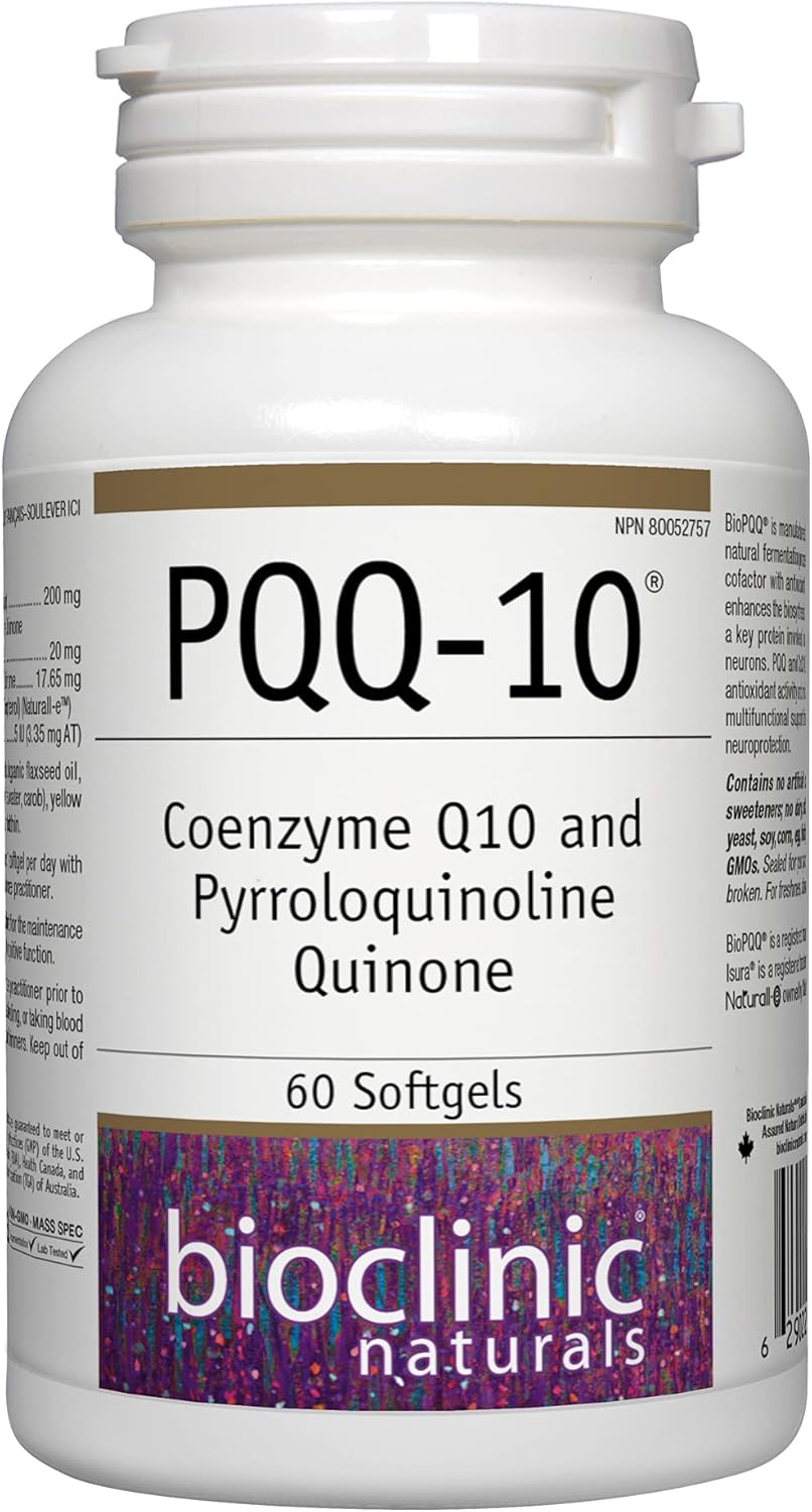 Bioclinic Naturals CerebroVital PQQ-10 Softgels - 60 Count