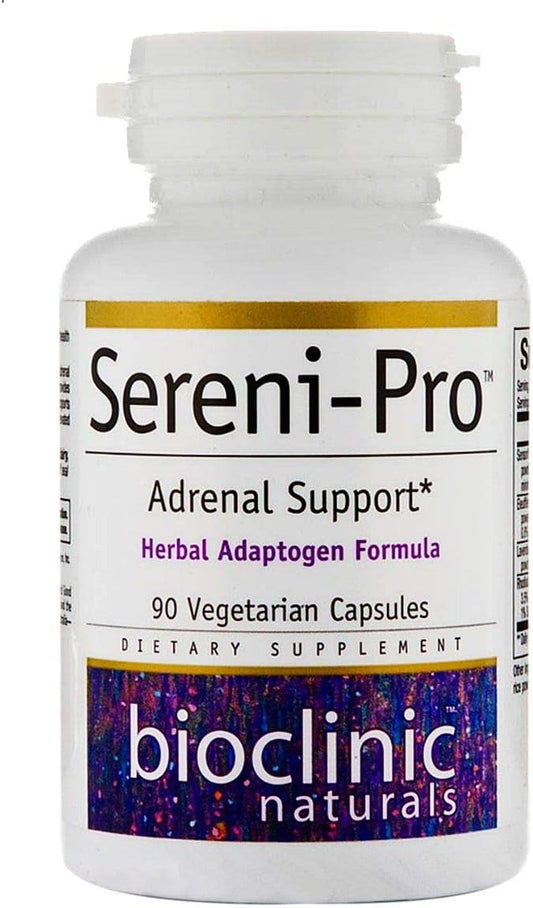 Bioclinic Naturals Sereni-Pro 90 VegiCapsules for Stress Support