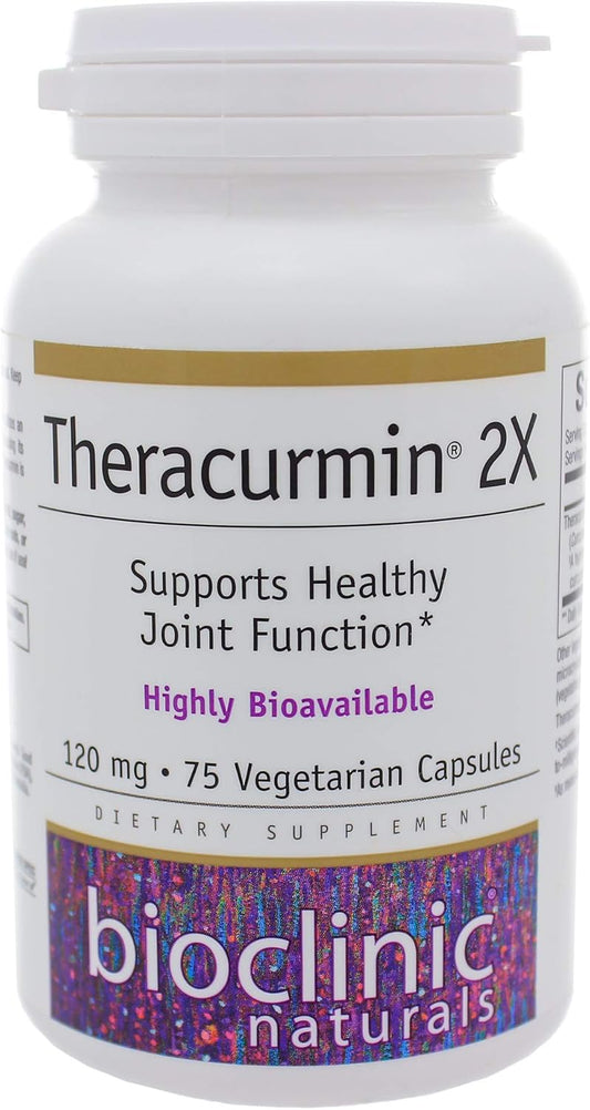 Bioclinic Naturals Theracurmin 2X 120mg Capsules - 75 Count