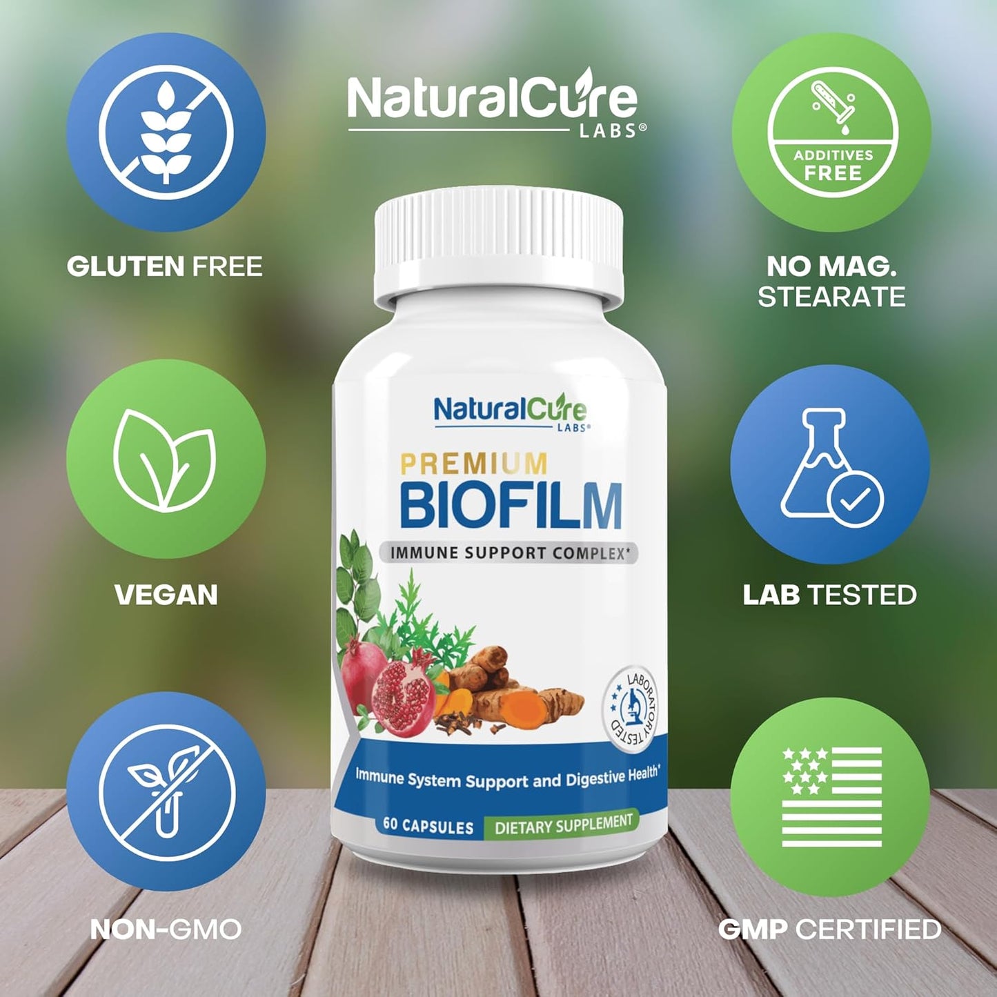 Biofilm Complex Supplement - 60 Capsules by Natural Cure Labs