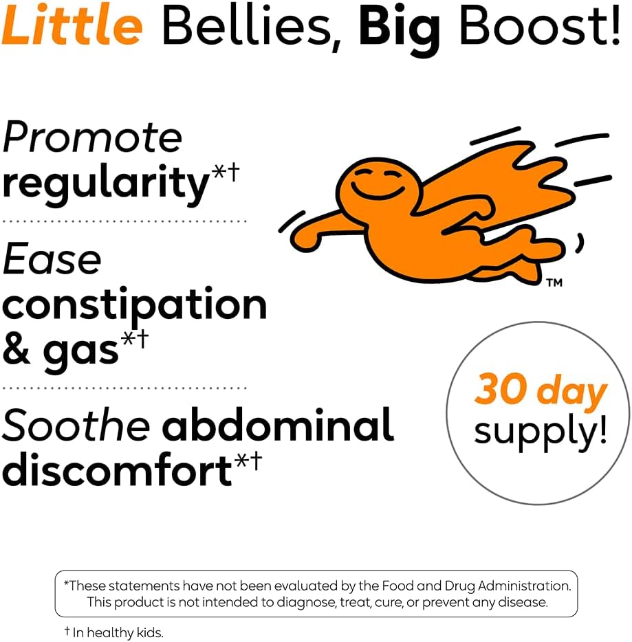 BioGaia Immune Active Kids Probiotic with Vitamin D for Digestive and Immune Health - Ages 3+, Allergen-Free, Pediatrician Trusted - 30 Day Supply, Orange Chewable