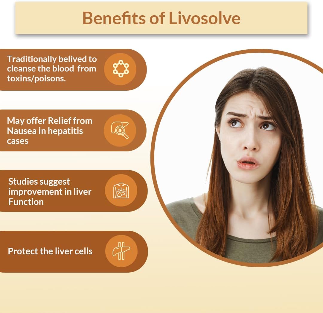 Biogetica Livosolve Herbal Supplement - Comprehensive Liver Support, Cleanse, and Detox - Protects Cells and Enzymes - Vegan and Non-GMO - 80 Tablets