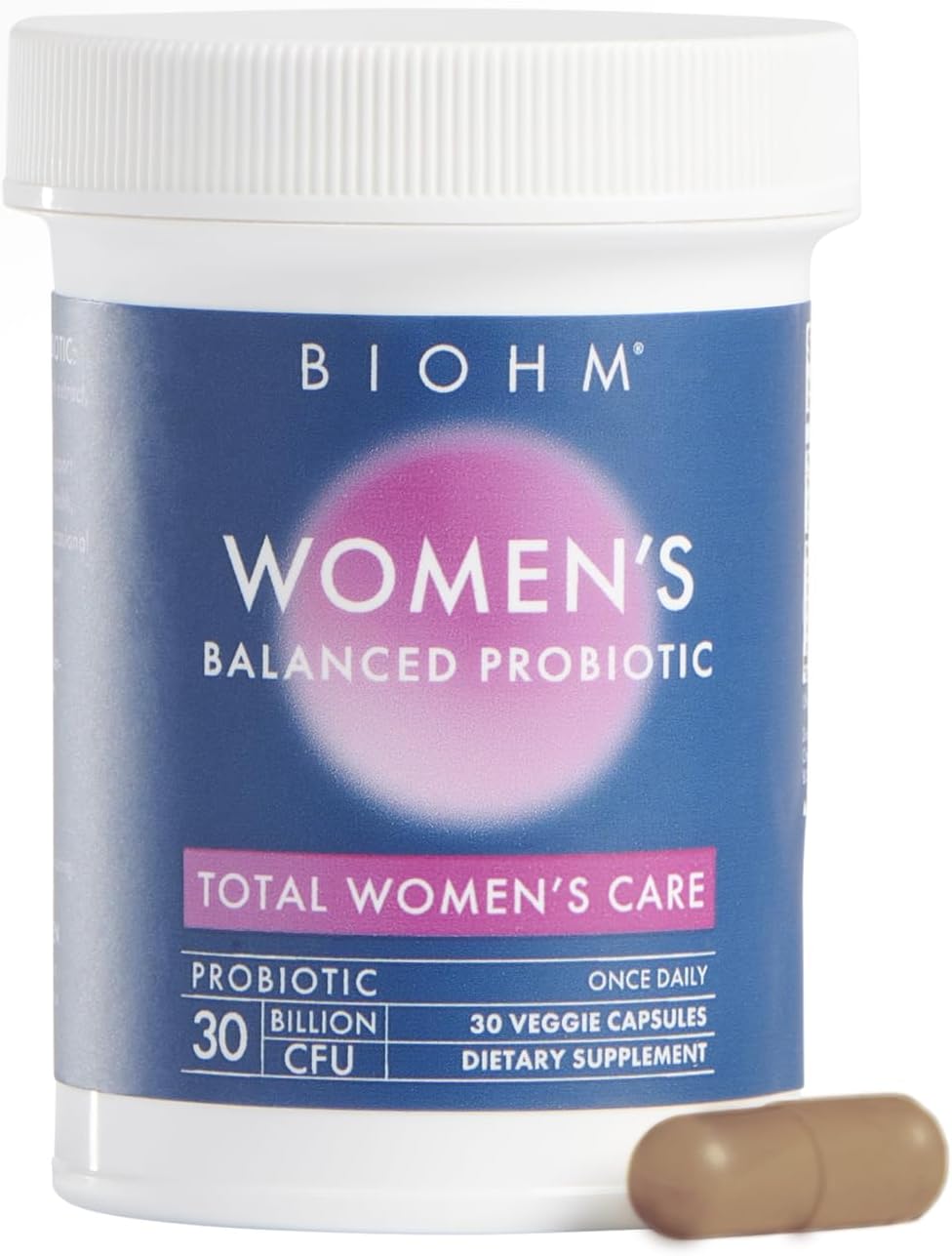 BIOHM Women's Probiotics Bundle: 30 Billion CFU & 210 oz Digestive Reds Powder for Gut & Vaginal Health, Antioxidants, Enzymes, Vitamins