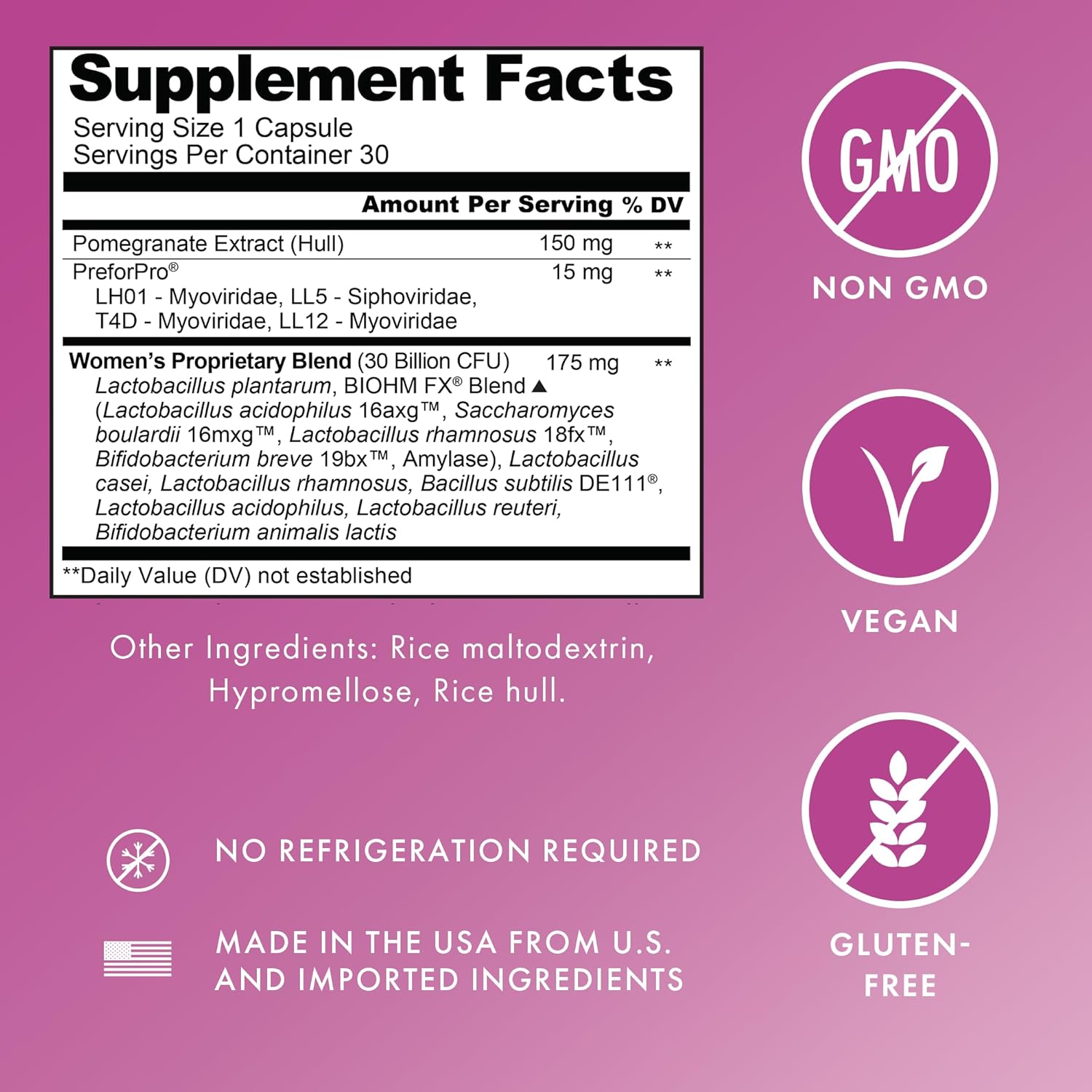 BIOHM Women's Probiotics Bundle: 30 Billion CFU & 210 oz Digestive Reds Powder for Gut & Vaginal Health, Antioxidants, Enzymes, Vitamins