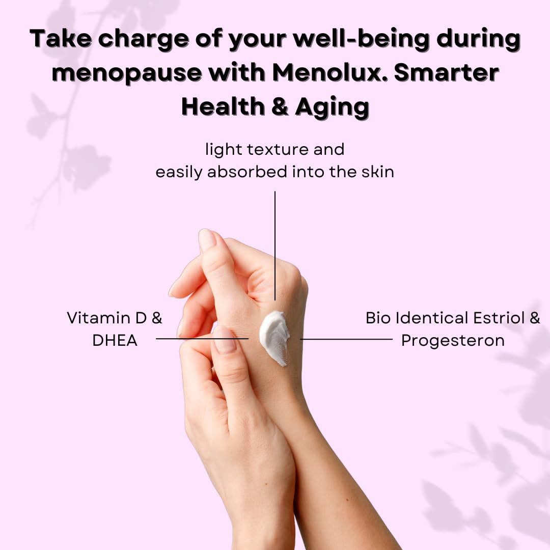 Bioidentical Hormone Skin Care Cream for Menopause Relief by Nuusero MenoLux - Made in USA