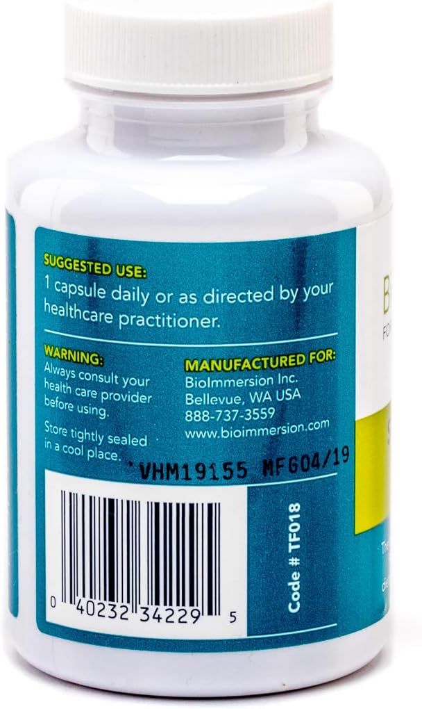 BioImmersion Supernatant Synbiotic Capsules - Advanced Probiotics with Antimicrobial Benefits - 60 Count