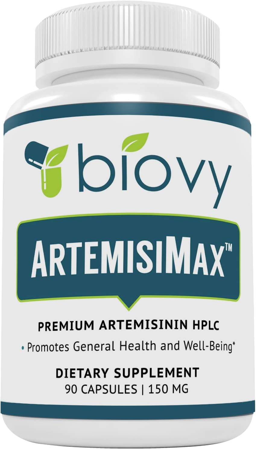 Biolor Artemisinin Annua Extract Capsules - 98% Standardized - Non-GMO, Vegan, Gluten Free - 90 Wormwood Capsules