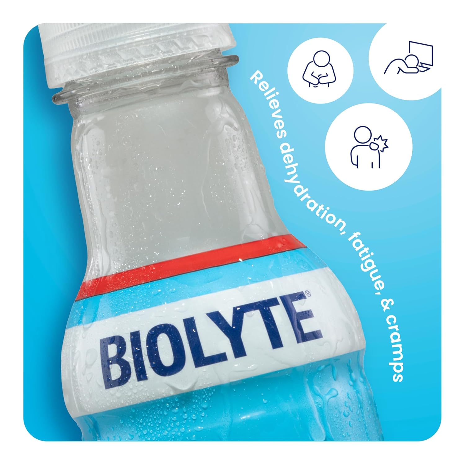 BIOLYTE Electrolyte Drink - Hydration & Energy Sports Drink with Electrolytes, Punch Flavor, 16 Fl Oz (12 Pack)
