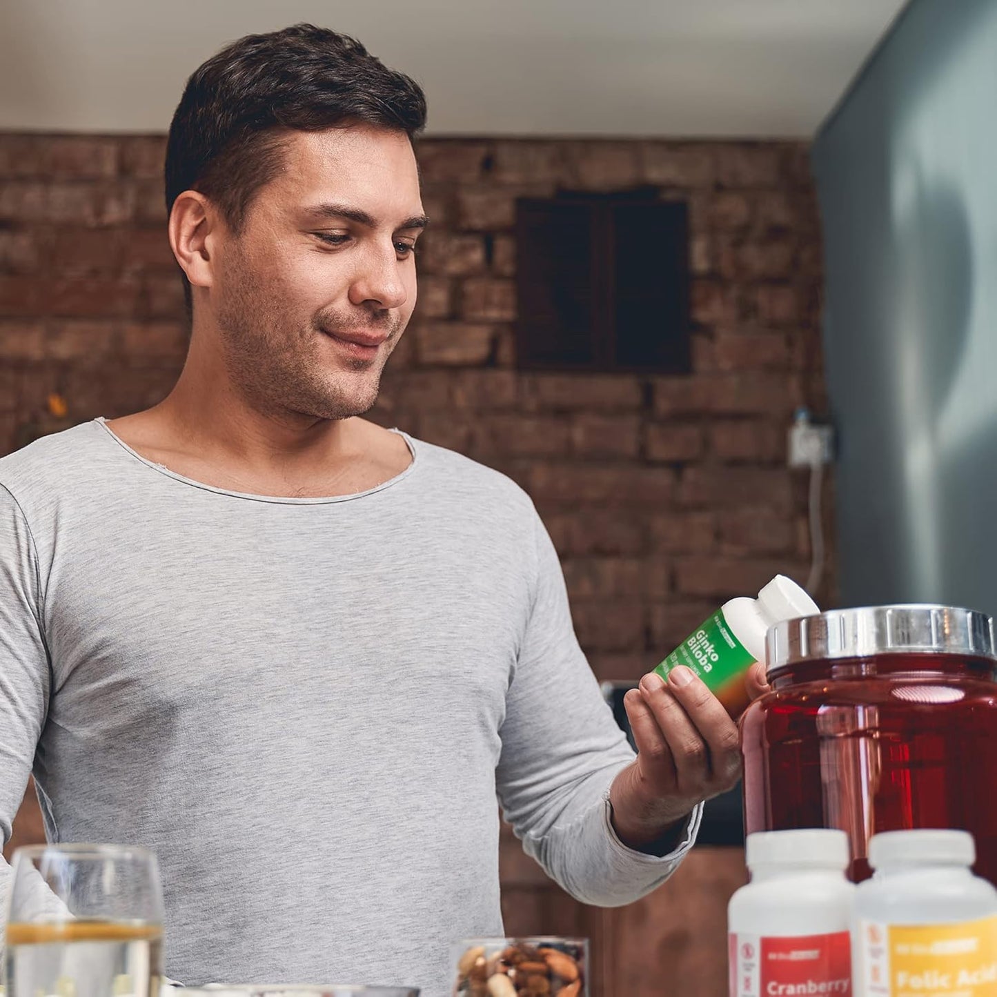 BioMiracle Ginkgo Biloba Dietary Supplement 120 mg Per Serving, Brain Health, Supports Healthy Brain Function 180 Capsules