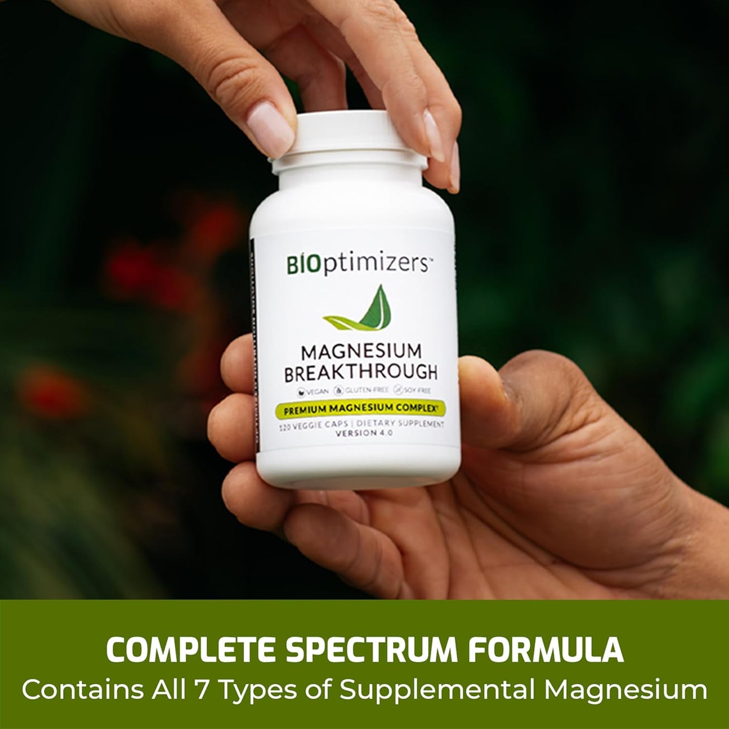 BiOptimizers Magnesium Breakthrough 4.0 & MassZymes 4.0 Bundle - Natural Sleep, Brain, and Digestive Health Support (60 Capsules + 250 Capsules)