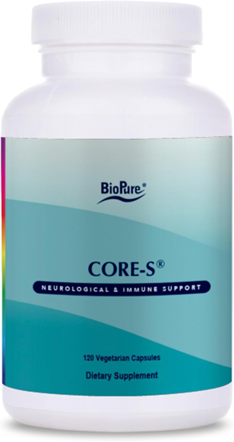 BioPure Core-S Mineral Supplement for Optimal Health - Rich in Bioavailable Minerals, Vitamins, Amino Acids, & Herbs - 120 Capsules