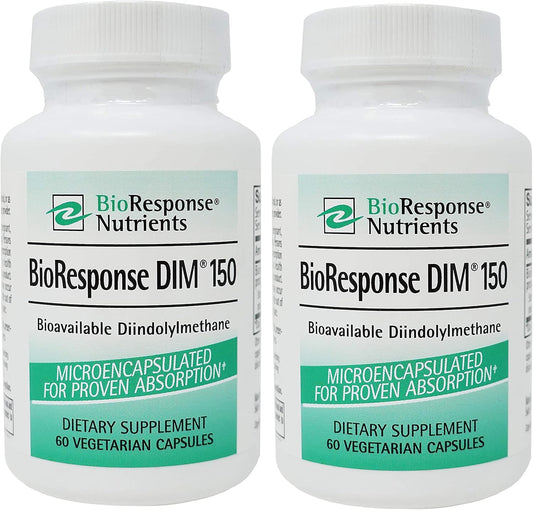 Bioresponse DIM 150 Supplement - 60 Vegetarian Capsules (2 Pack) & (3 Pack)