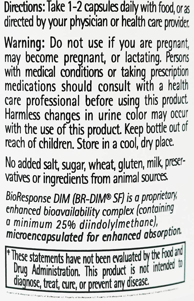 Bioresponse DIM 150 Supplement - 60 Vegetarian Capsules (2 Pack) & (3 Pack)