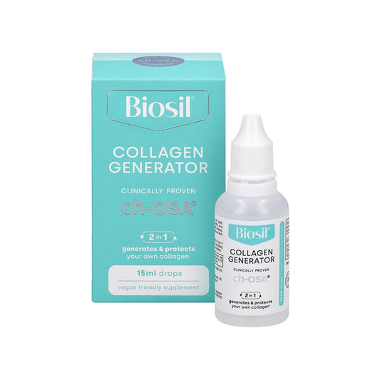 Biosil Collagen Generator Drops - 0.5 fl oz - Patented ch-OSA Complex - Stimulates & Defends Natural Collagen - Non-GMO - 30-Day Supply