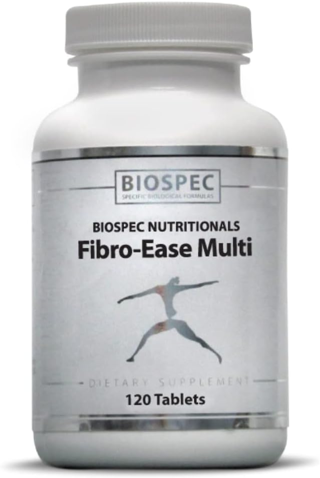 BIOSPEC NUTRITIONALS Fibro-Ease Multi: Vital Vitamins & Minerals for Energy & Health - 120 Capsules
