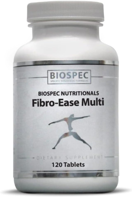 BIOSPEC NUTRITIONALS Fibro-Ease Multi: Vitamins & Minerals for Energy & Health (120 Capsules)