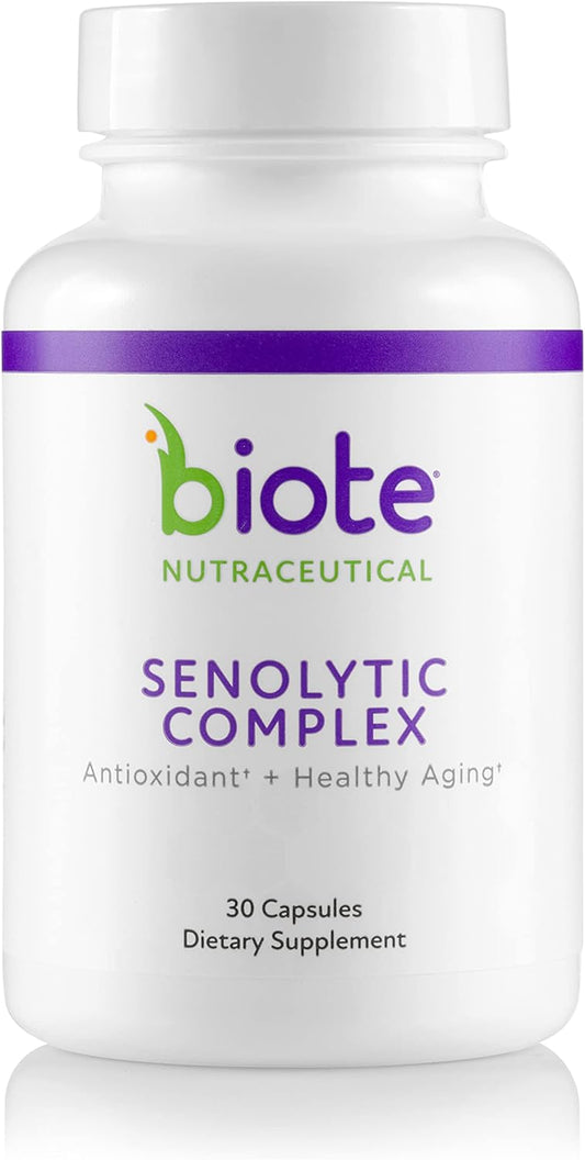 bioTE Nutraceuticals SENOLYTIC Complex: Boost Antioxidants for Healthy Aging (30 Capsules)