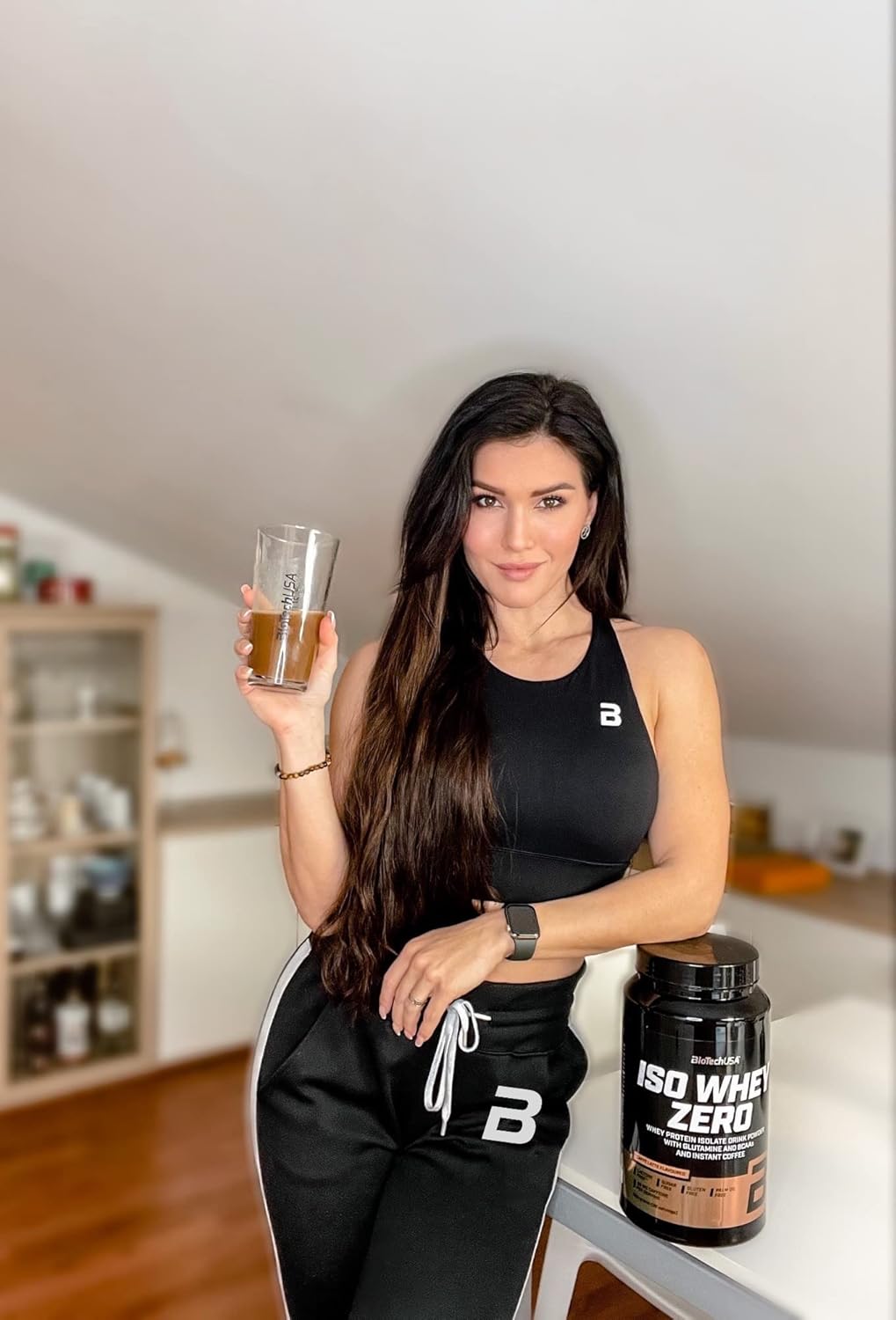 BiotechUSA IsoWhey Zero Hazelnut Flavor 908G - Lactose-Free Formula