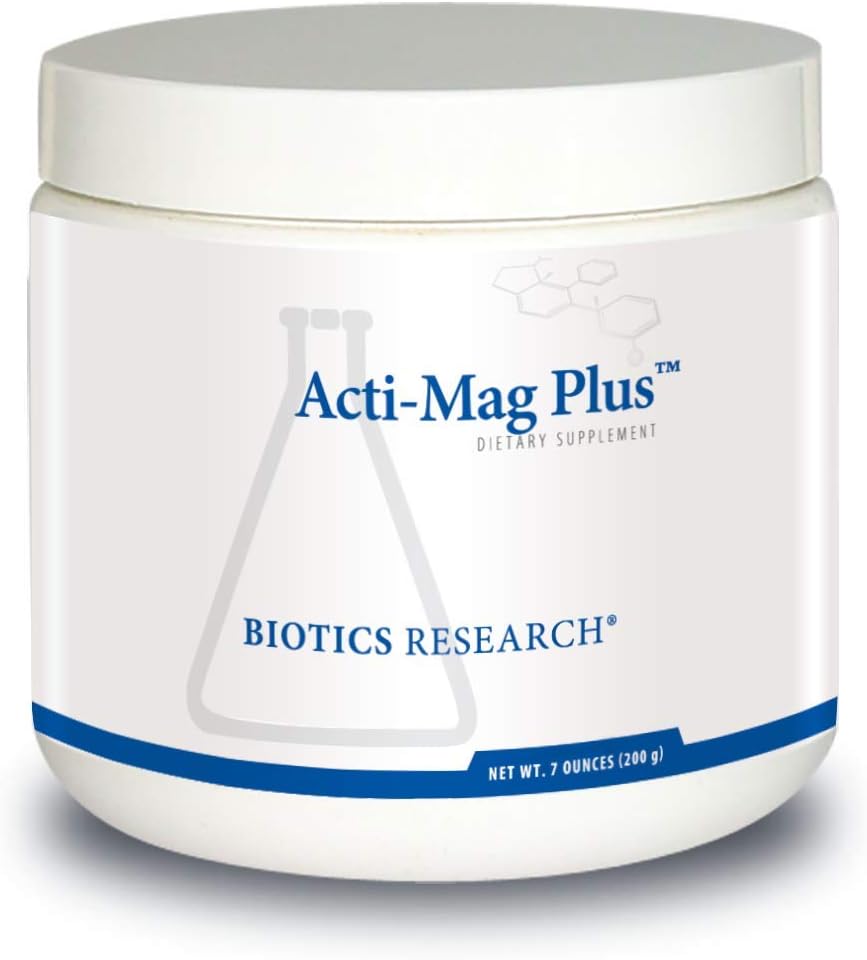 Biotics Research Acti-Mag Plus™ 400mg Magnesium Powder for Stress Relief, Energy, and Muscle Comfort - 7 Oz