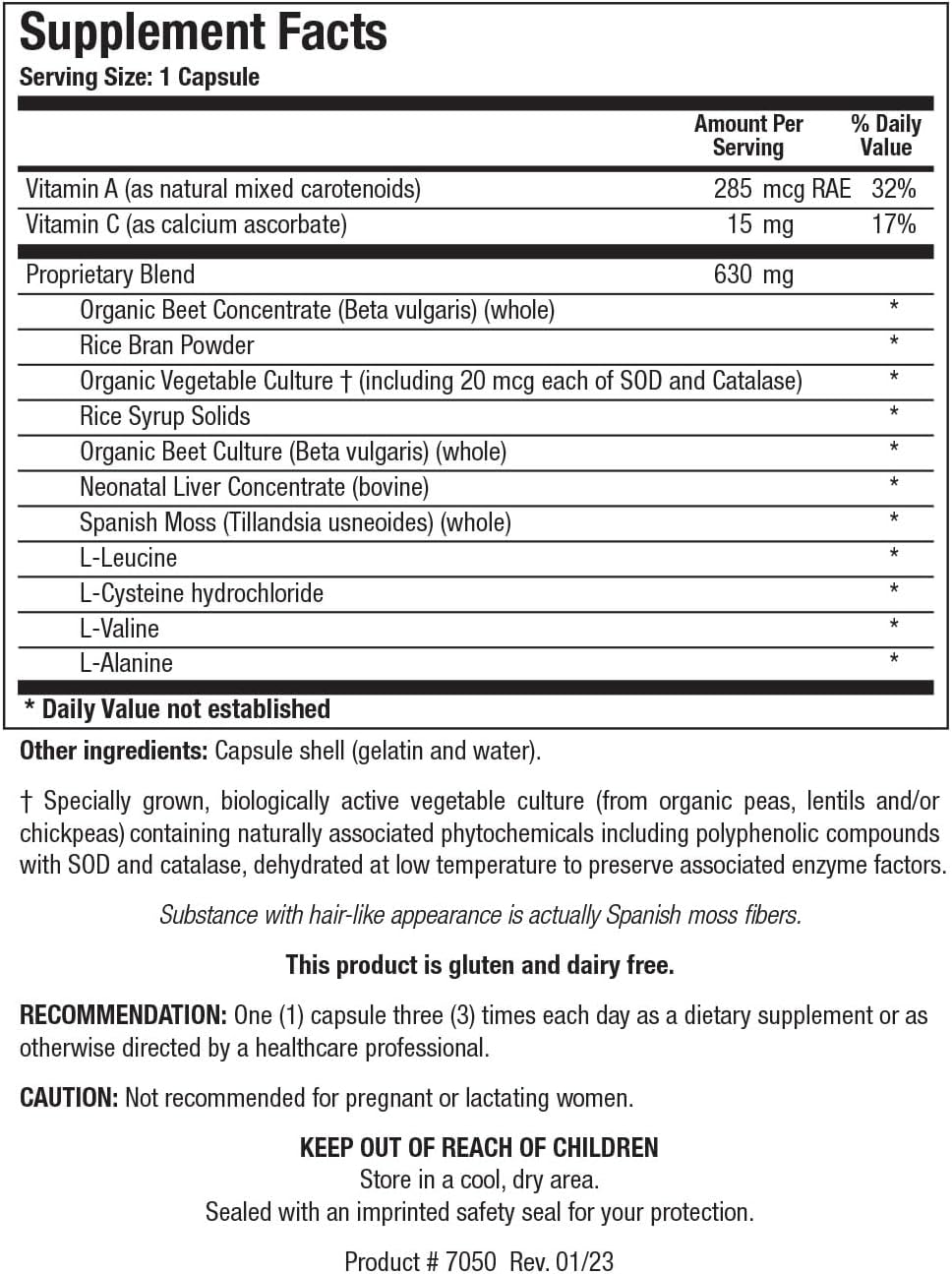 Biotics Research Argizyme: Advanced Kidney Support Supplement with Amino Acids and Beet Powder - 100 Capsules