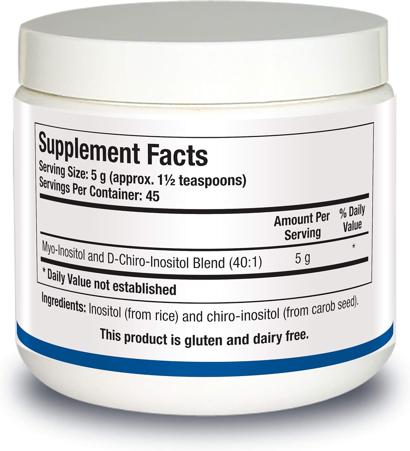 Biotics Research Balanced B8 Powder: Myo-inositol & D-chiro-inositol 40:1 Ratio for Women's Health, Neural Communication, Fat Metabolism, Vascular Health, Hair Growth - 8 ounces
