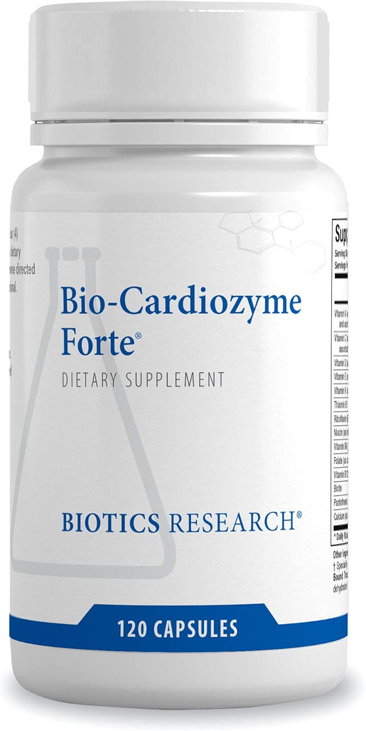 Biotics Research Bio Cardiozyme Forte: Cardiovascular Health Multivitamin - Antioxidant Support, 120 Capsules