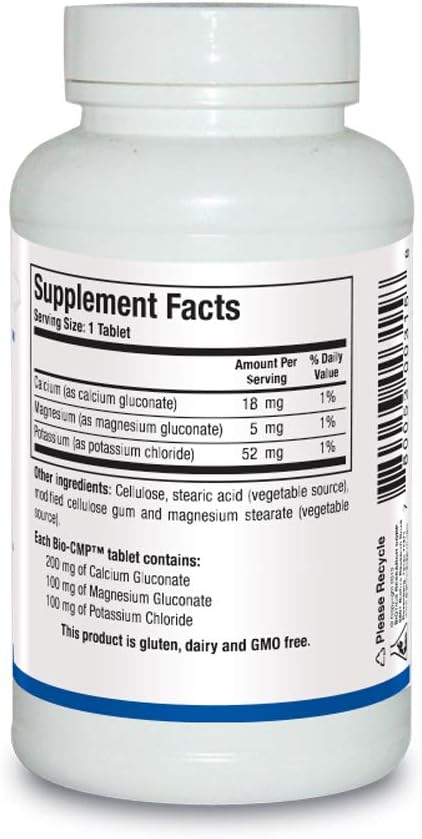 Biotics Research Bio CMP Supplement: Calcium, Magnesium, Potassium for Muscle Comfort and Metabolism - 250 Tablets