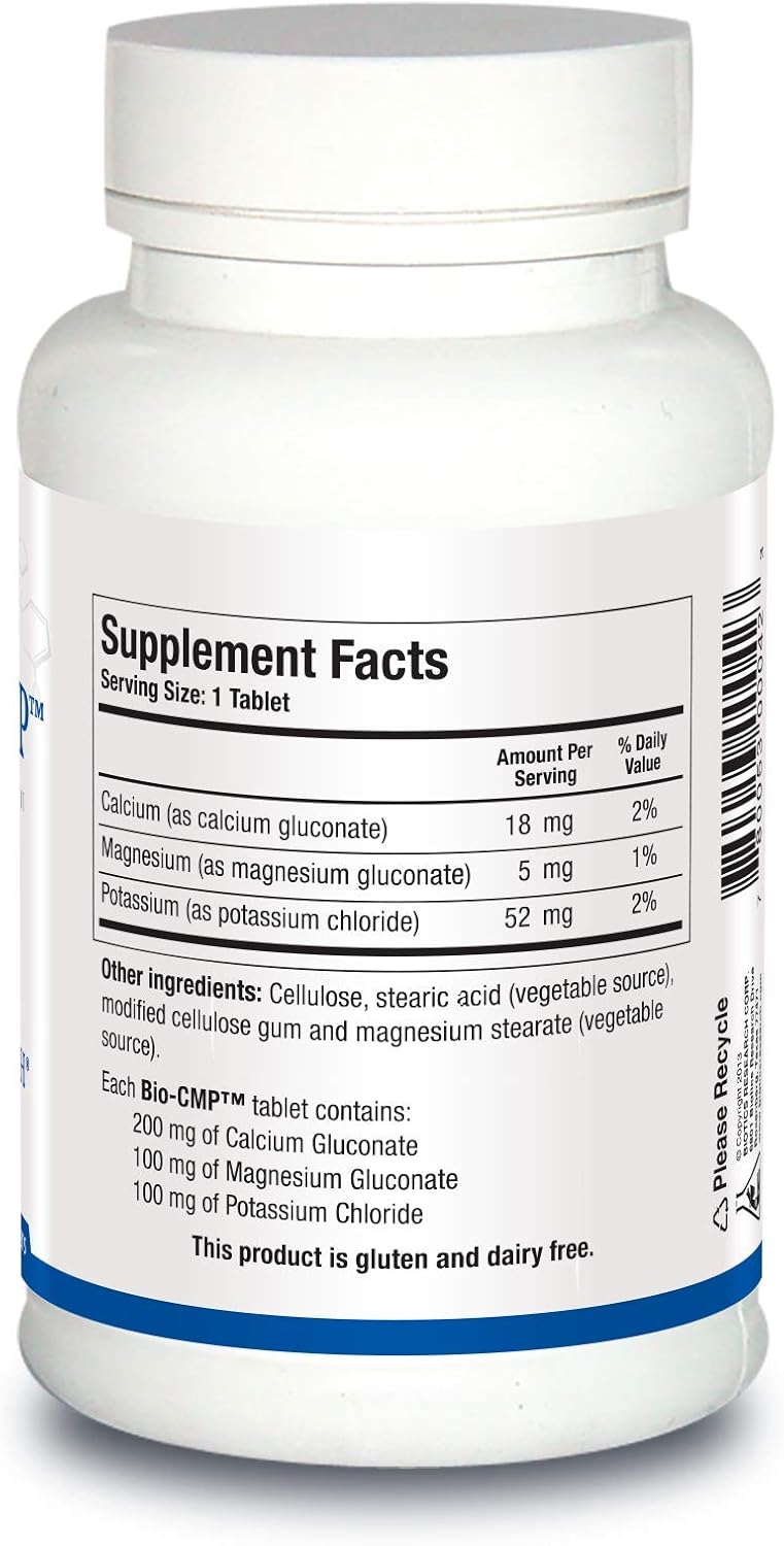 Biotics Research Bio CMP Supplement: Electrolytes for Muscle Comfort & Metabolism Support - 100 Tablets