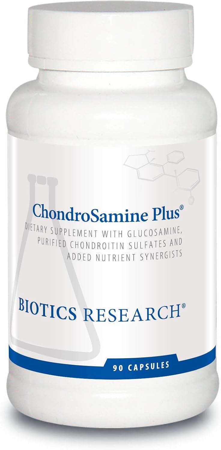 Biotics Research ChondroSamine Plus: Joint Support with Glucosamine, Chondroitin, MSM, Vitamins, and Minerals - 90 Capsules
