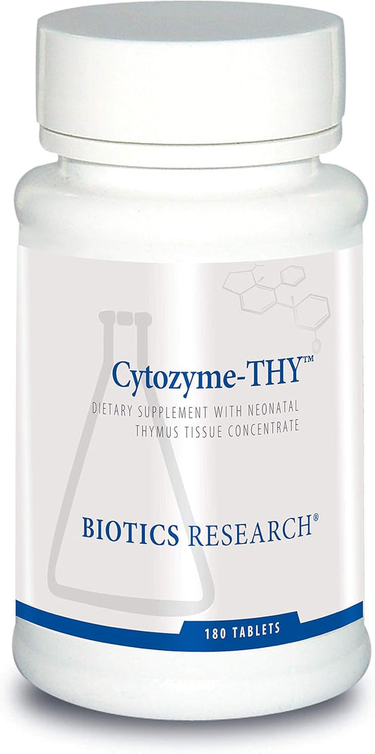 Biotics Research Cytozyme Thy Neonatal Thymus Concentrate - Immune System Support Supplement, 180 Tablets