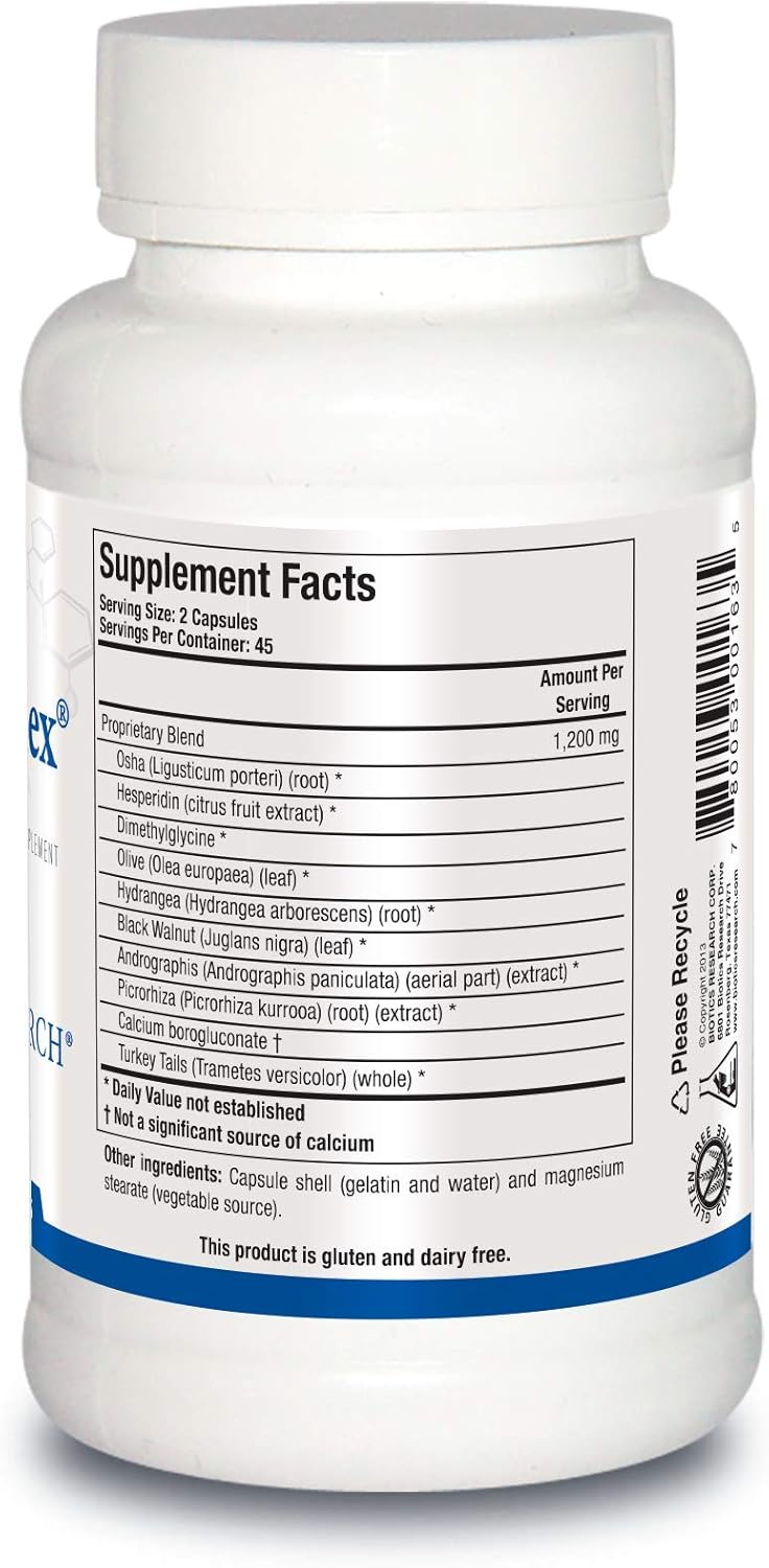 Biotics Research HistoPlex 90 Capsules - Natural Allergy Support with Olive Leaf Extract & Herbal Blend for Immune Boost