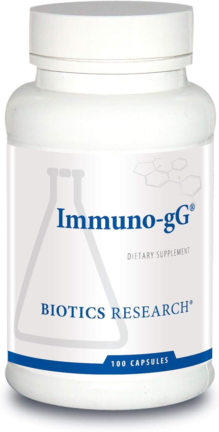 Biotics Research Immuno gG Colostrum Capsules - Supports Immune System, Muscle Growth, Performance, Gut Health - 100 Count