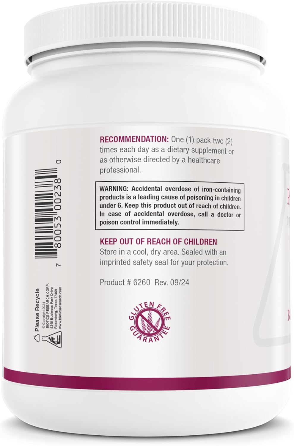 Biotics Research Pre Natal Packs™: Comprehensive Nutrition for Pregnancy and Beyond with Omega-3s, Iodine, and Folate - 60 Pack