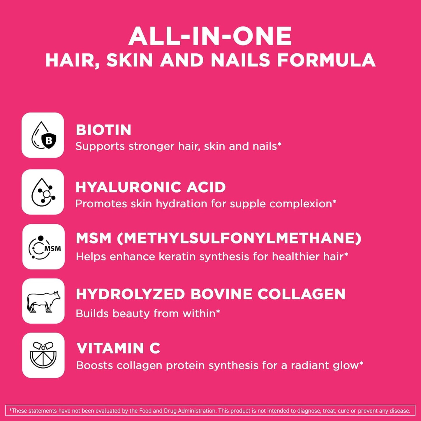 Biotin Complex Capsules with Vital Vitamins for Brain Boosting