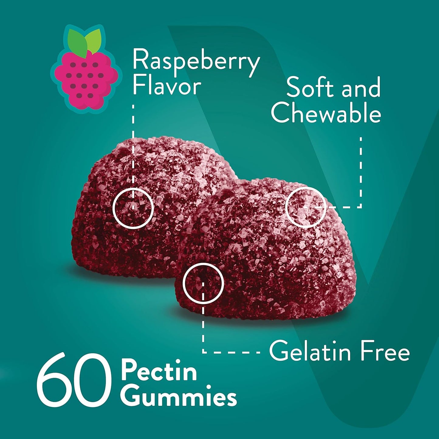 Biotin Gummies 10,000mcg for Hair Skin Nails - Hair Growth, Healthy Skin & Nails - Vegan, Gluten-Free Raspberry Flavor