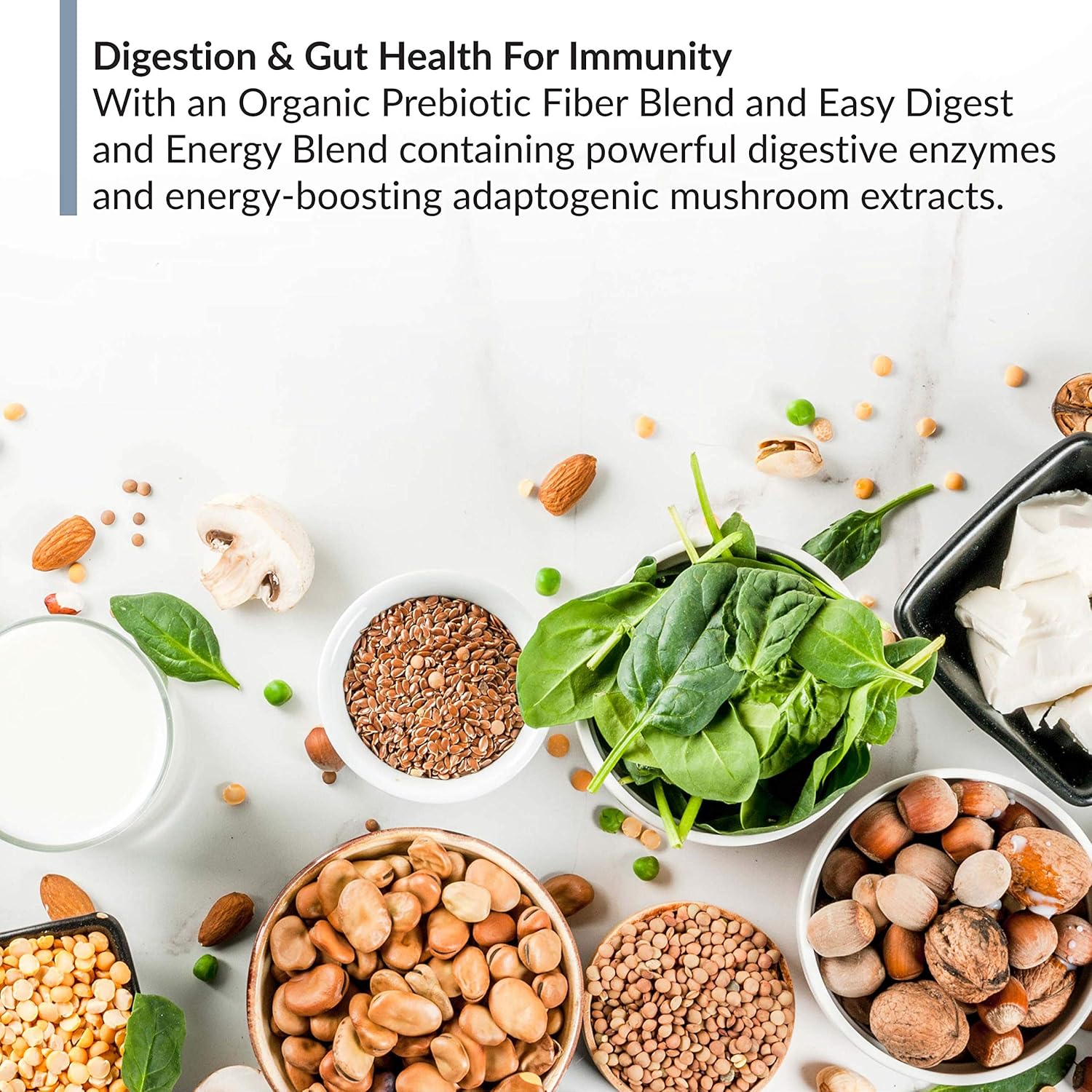 BioTrust Metabo Greens Superfood Powder - Energizing Berry Flavor, Clinically Studied Spectra Blend - Non GMO, Soy Free, Gluten Free, Dairy Free - 30 Servings